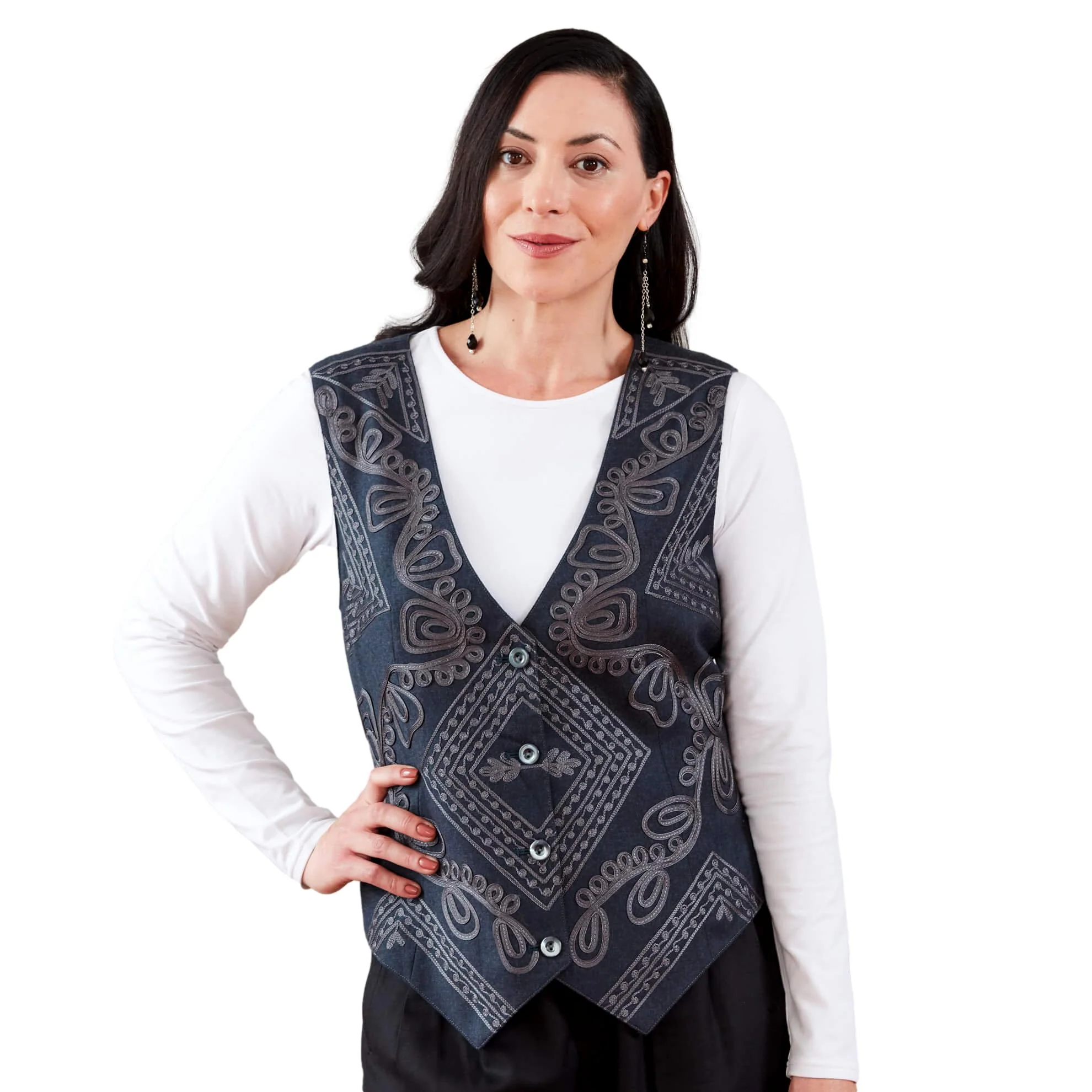 Classic Soutache Vest - Image 3