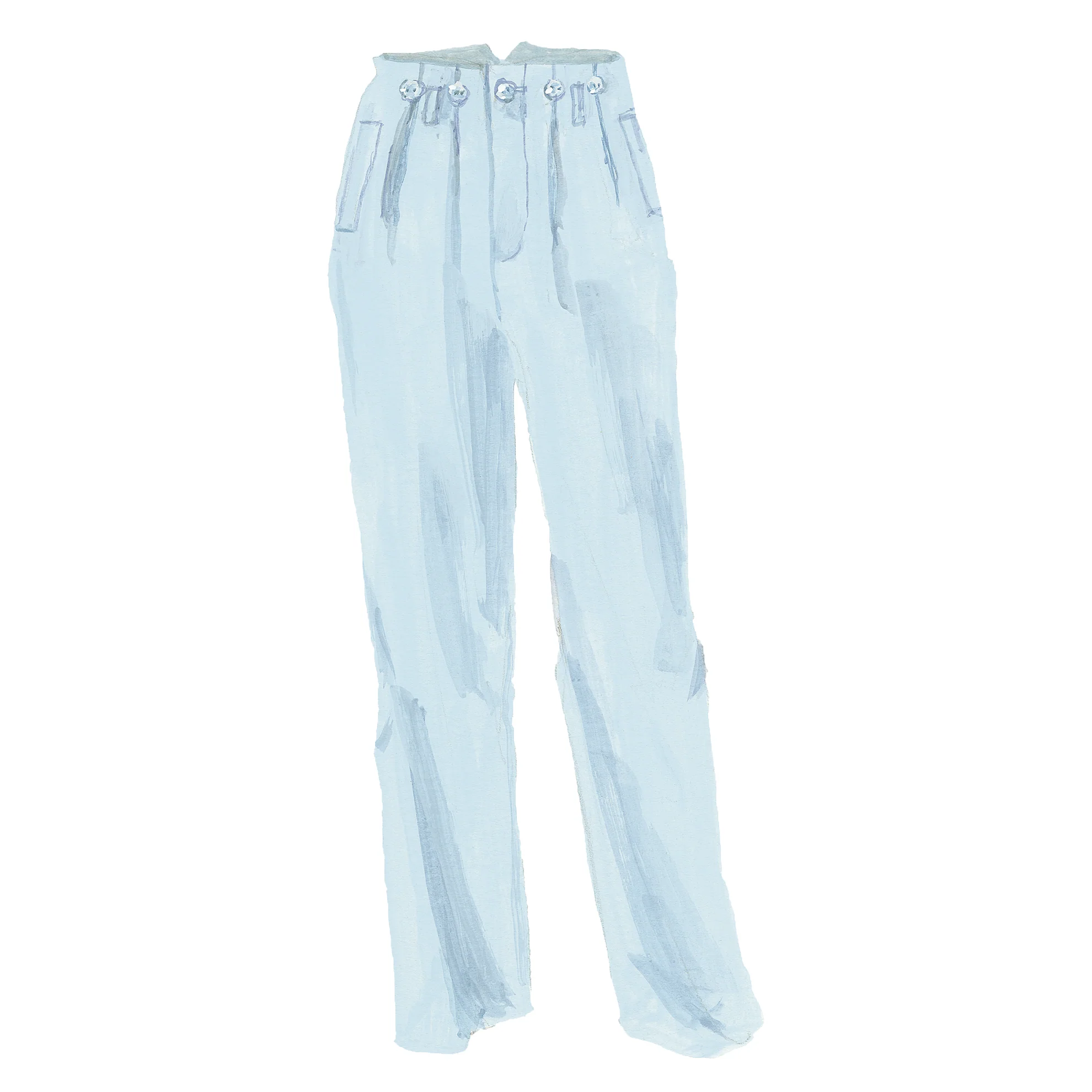The Silk Twill Glamour Pant - Image 17