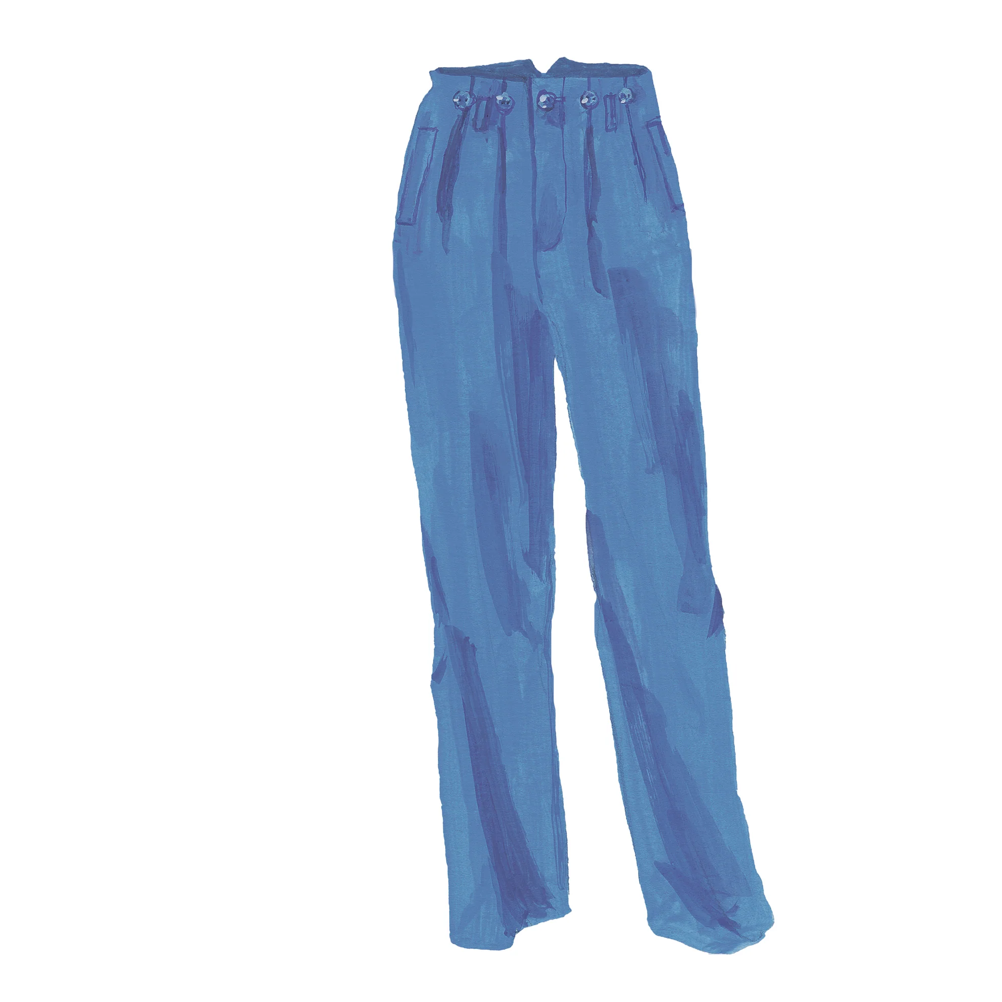 The Silk Twill Glamour Pant - Image 25