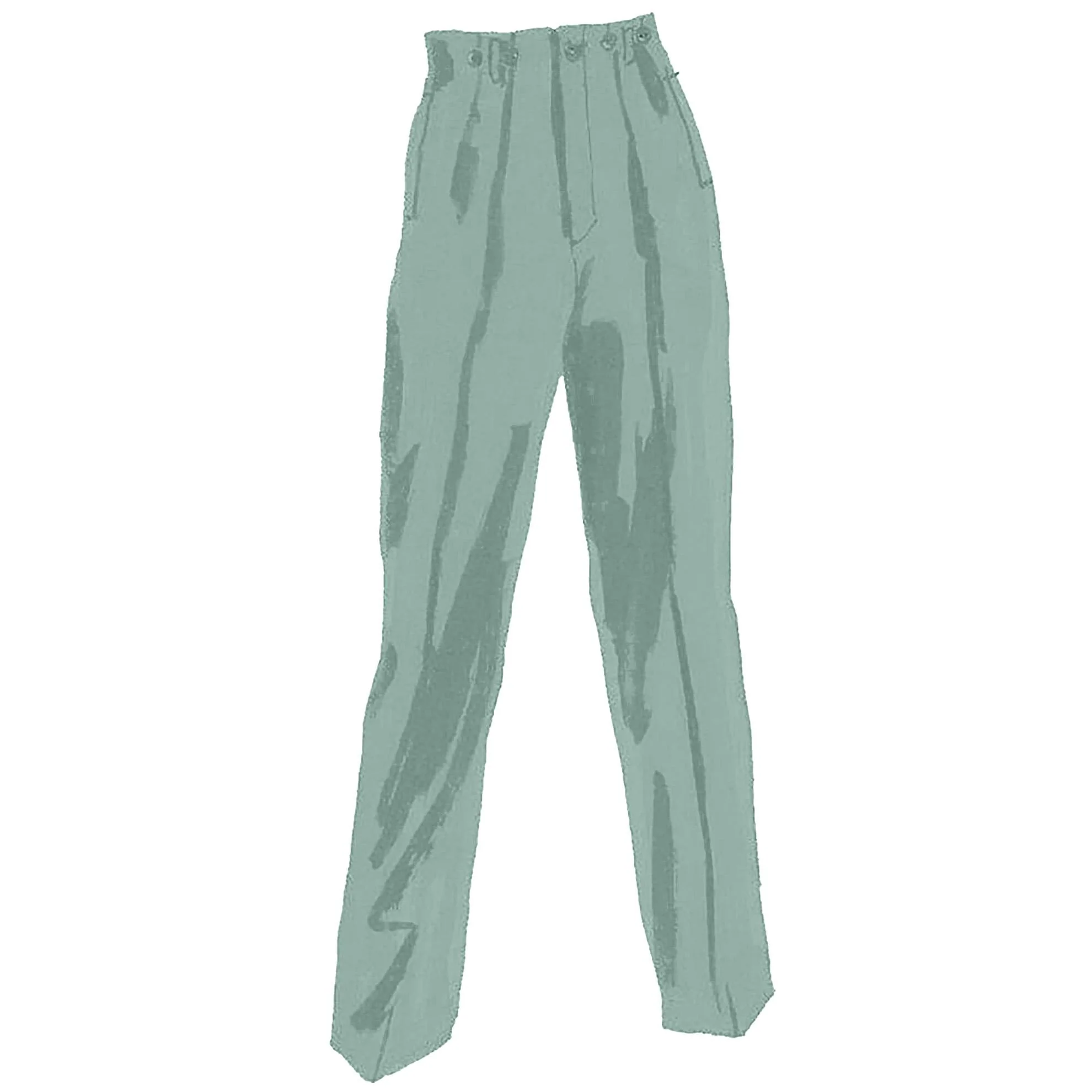 The Silk Twill Glamour Pant - Image 37