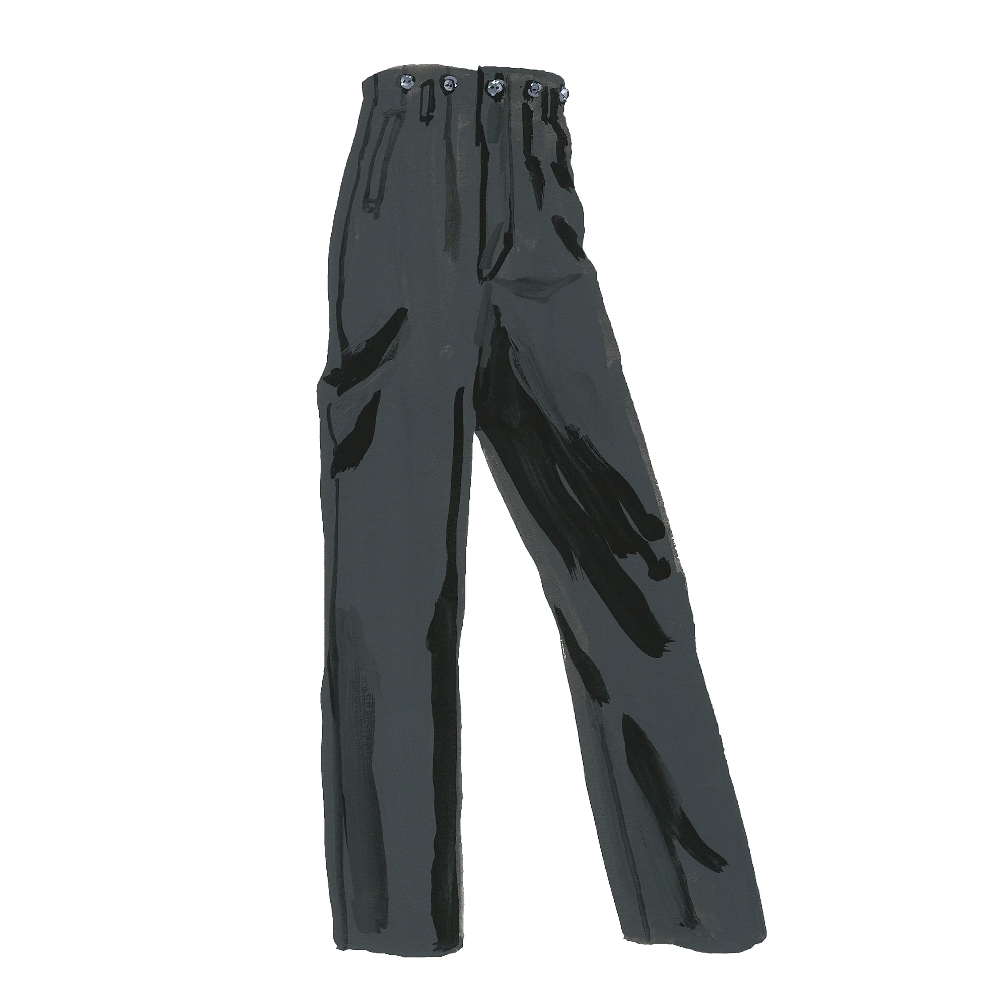 The Silk Twill Glamour Pant - Image 5
