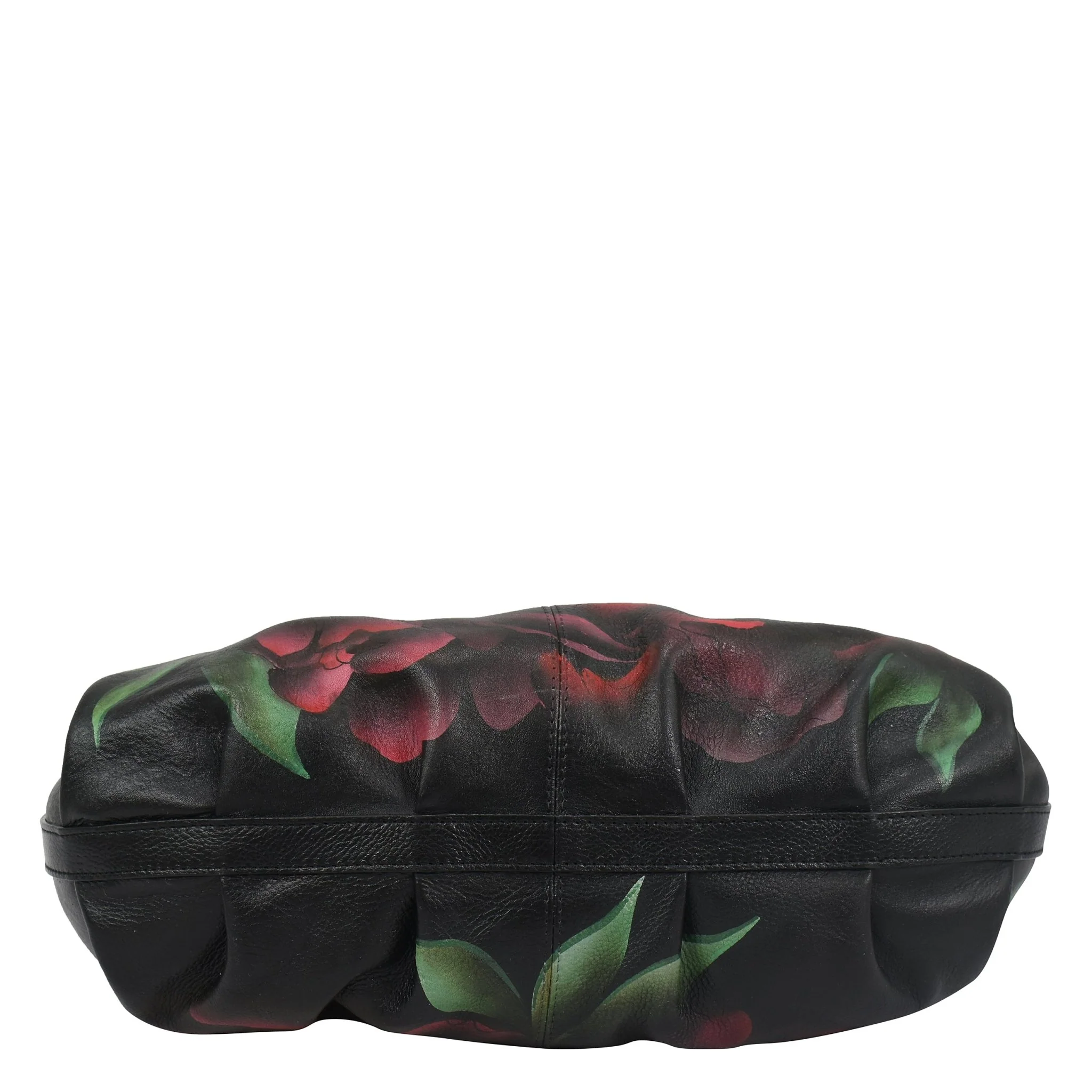 Hand Painted Leather Ruched Bag - Image 5