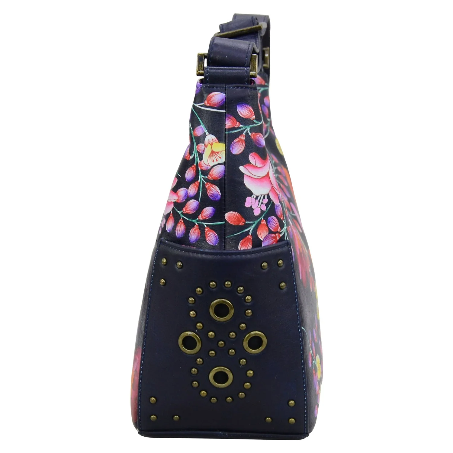 Hand Painted Studded Hobo - Image 4