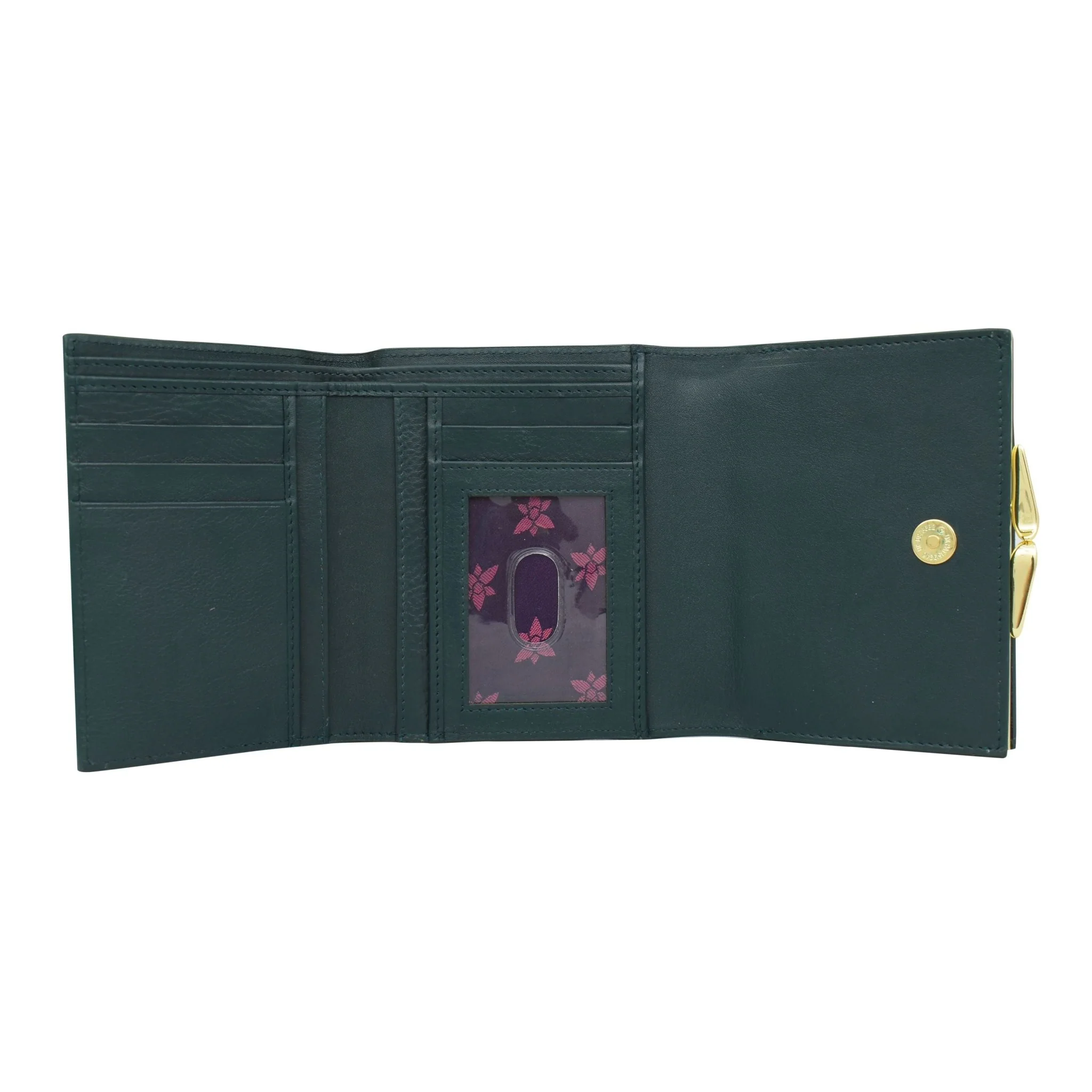 Hand Painted Two-Fold Wallet with RFID - Image 4