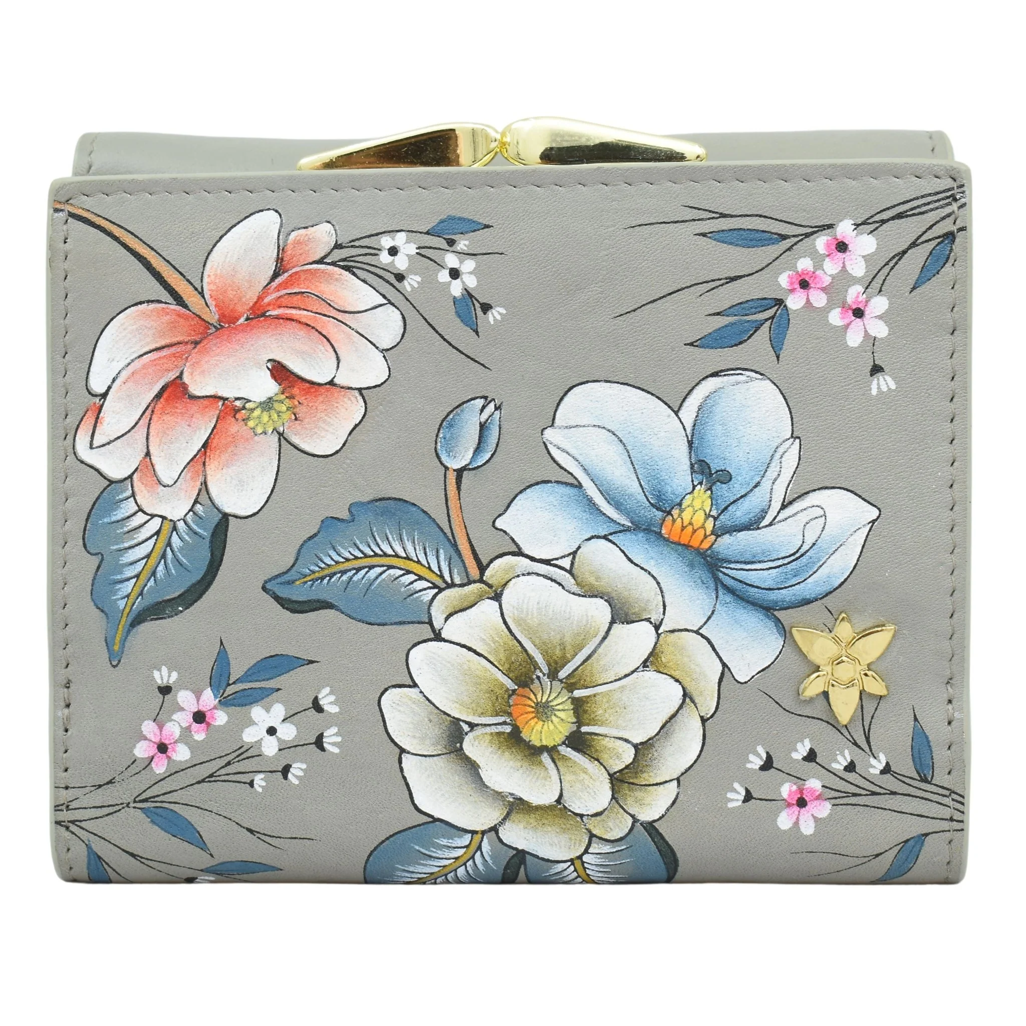 Hand Painted Two-Fold Wallet with RFID - Image 5
