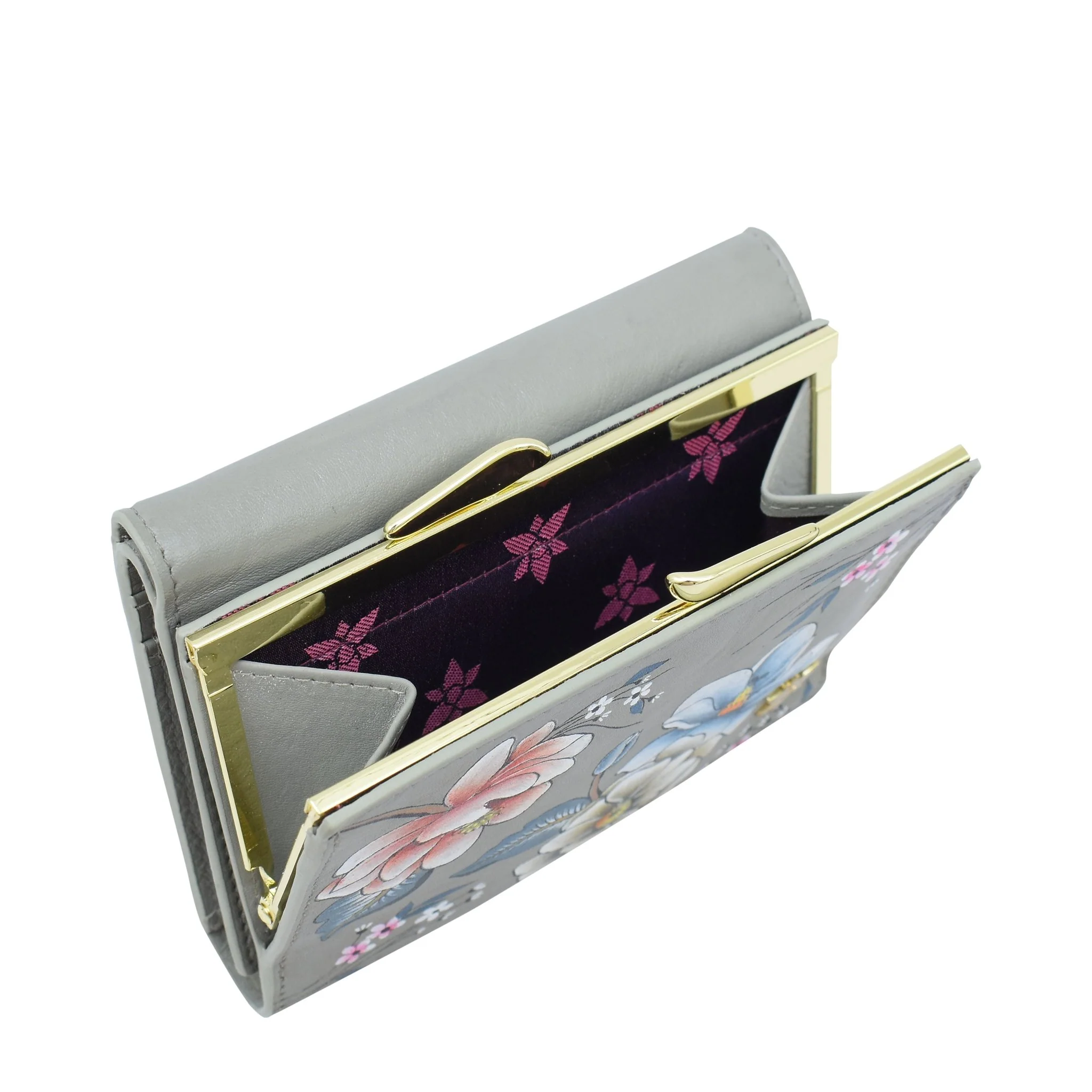 Hand Painted Two-Fold Wallet with RFID - Image 7