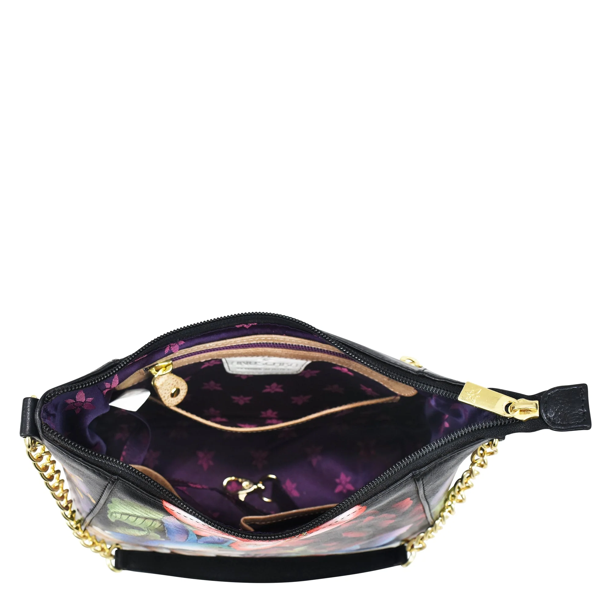 Hand-Painted Zip Top Hobo - Image 5