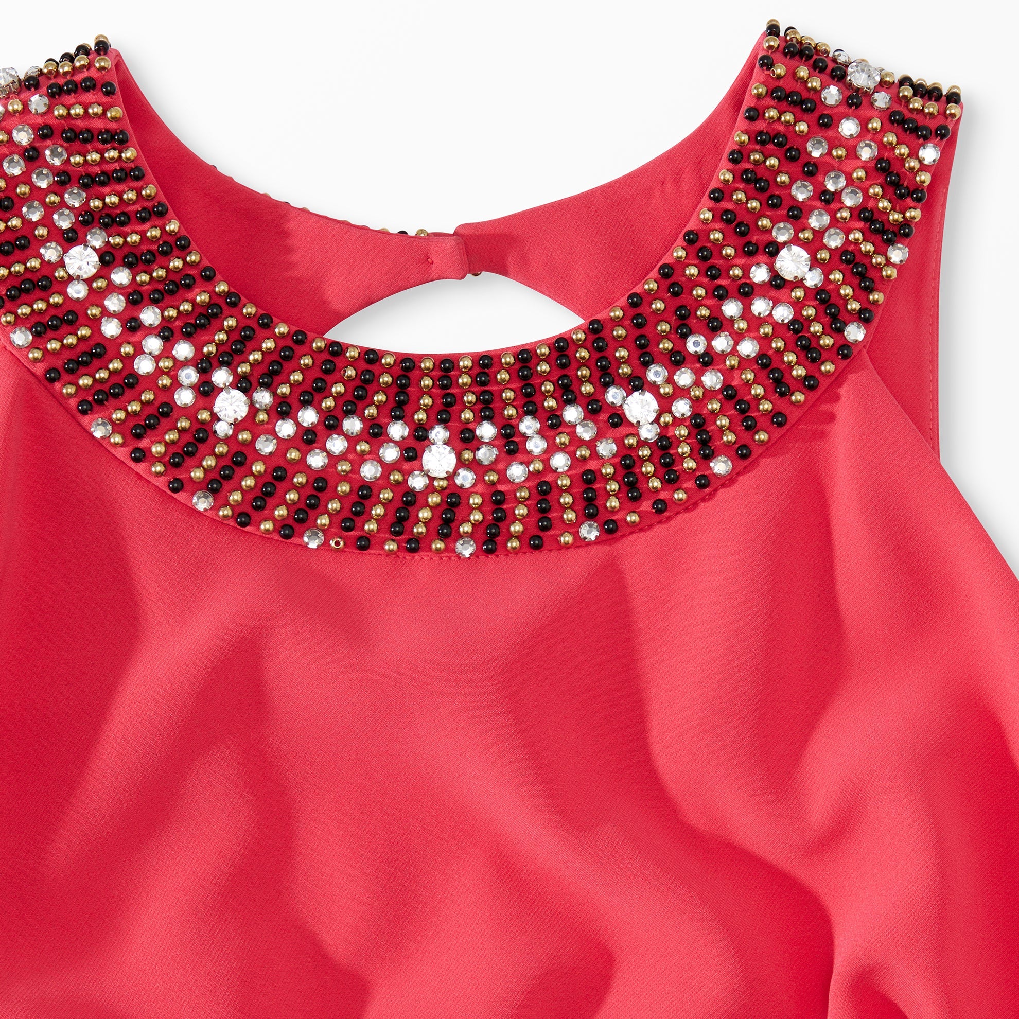 Beaded-Neck Derby Dress - Image 4
