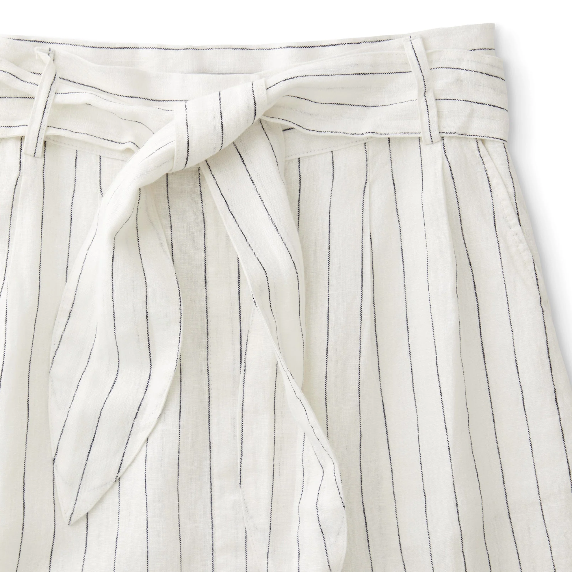 Linen Button Front Skirt - Image 4