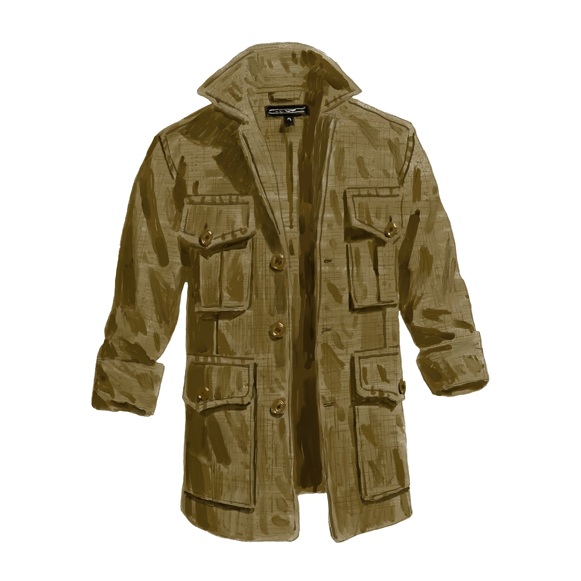 Linen Safari Jacket - Image 3