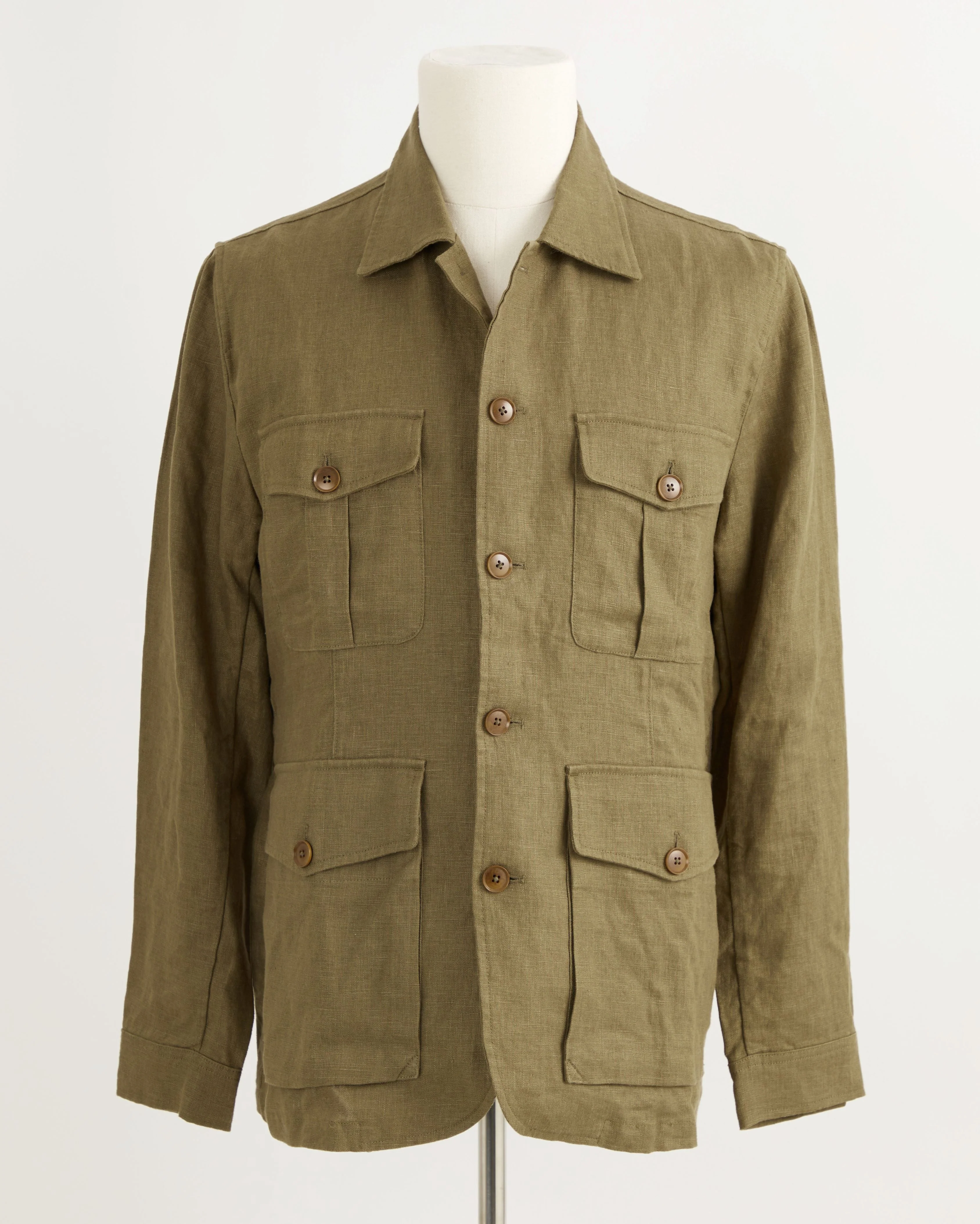 Linen Safari Jacket - Image 4