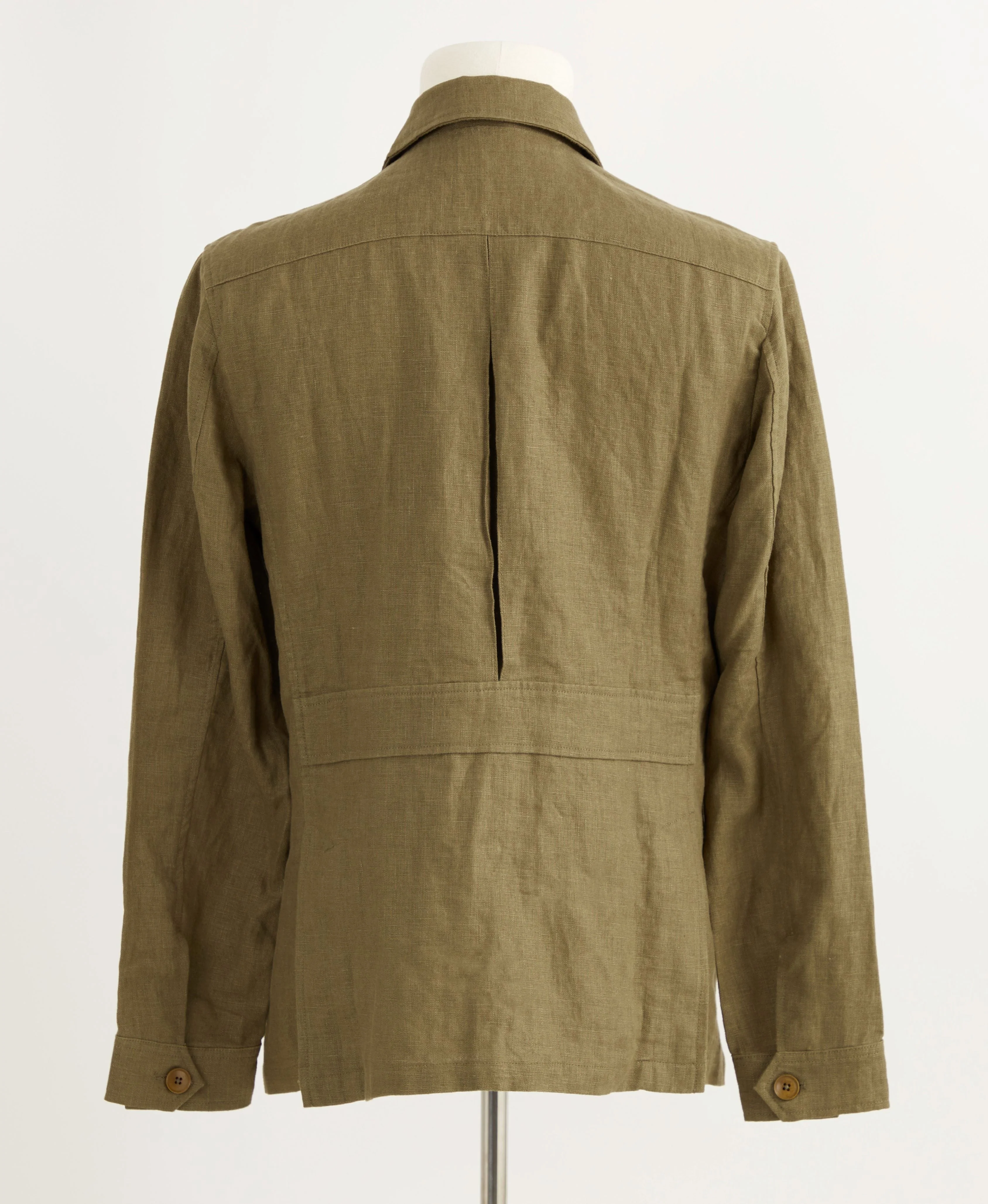 Linen Safari Jacket - Image 5