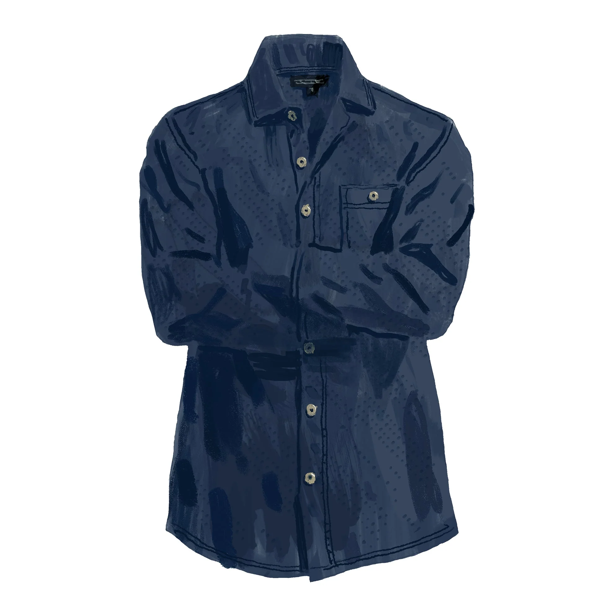 Long Sleeve Pique Polo Shirt - Image 3