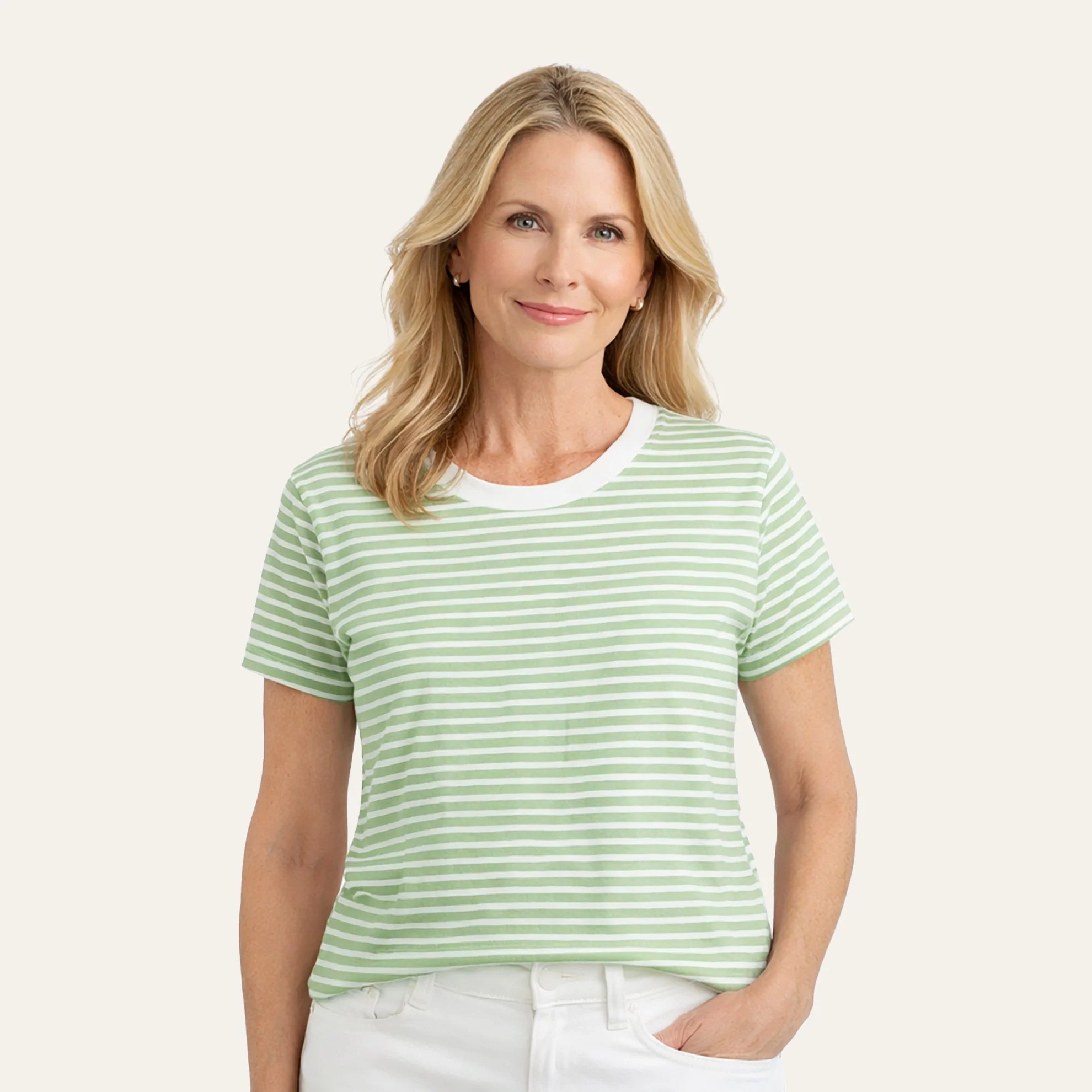Pima Knit Relaxed Crew - Image 11