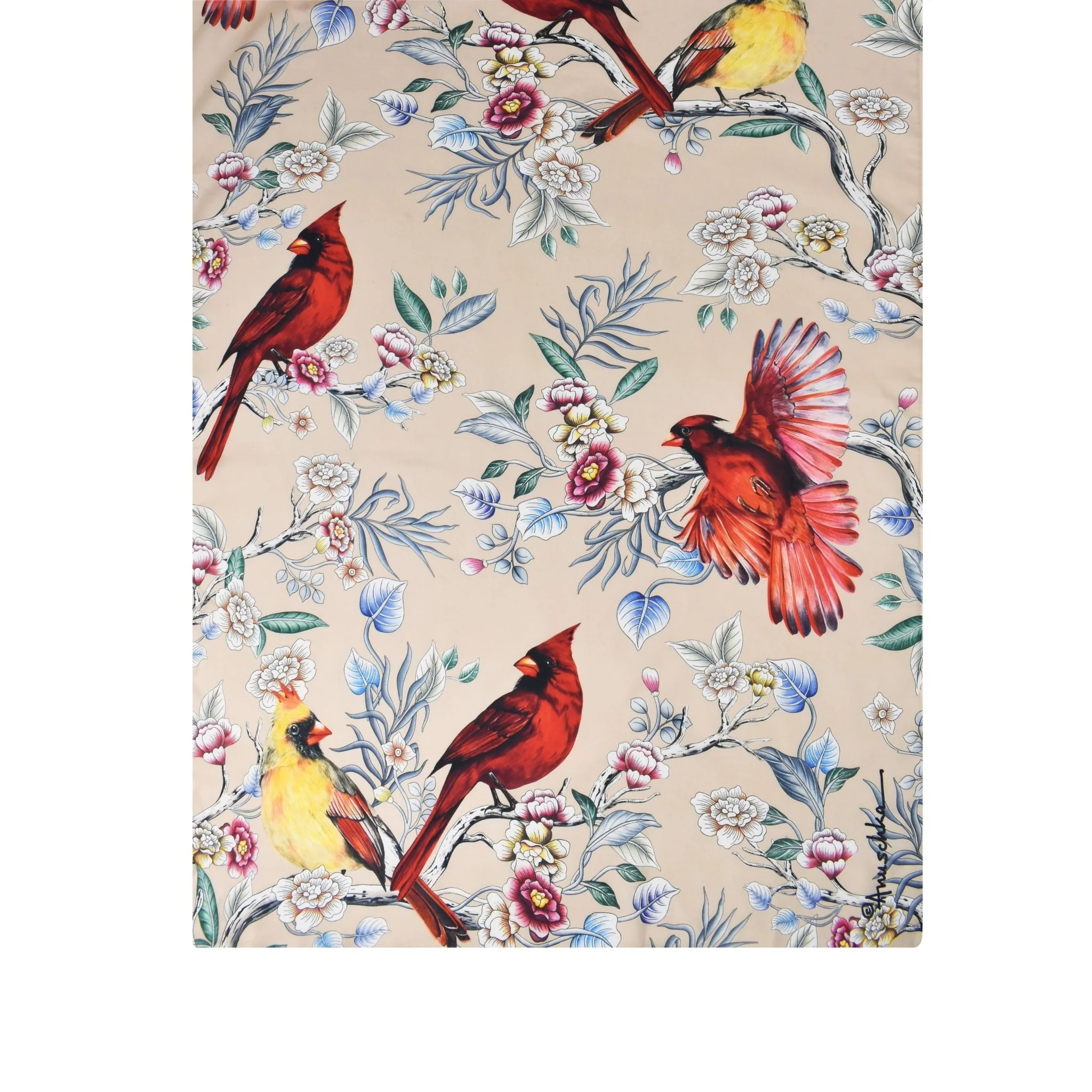 Printed Chiffon Scarf - Image 5