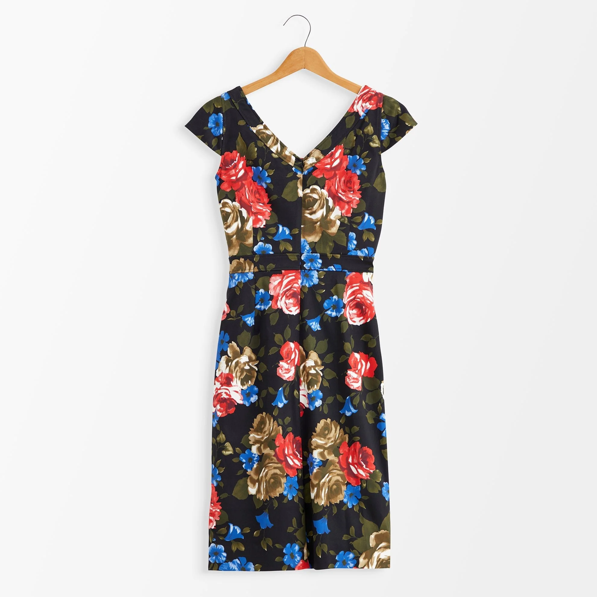 Retro Floral Dress - Image 3