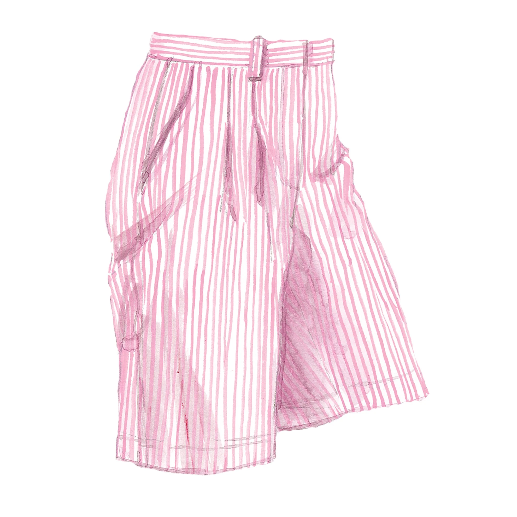 Florentine Seersucker Pleated Short - Image 3