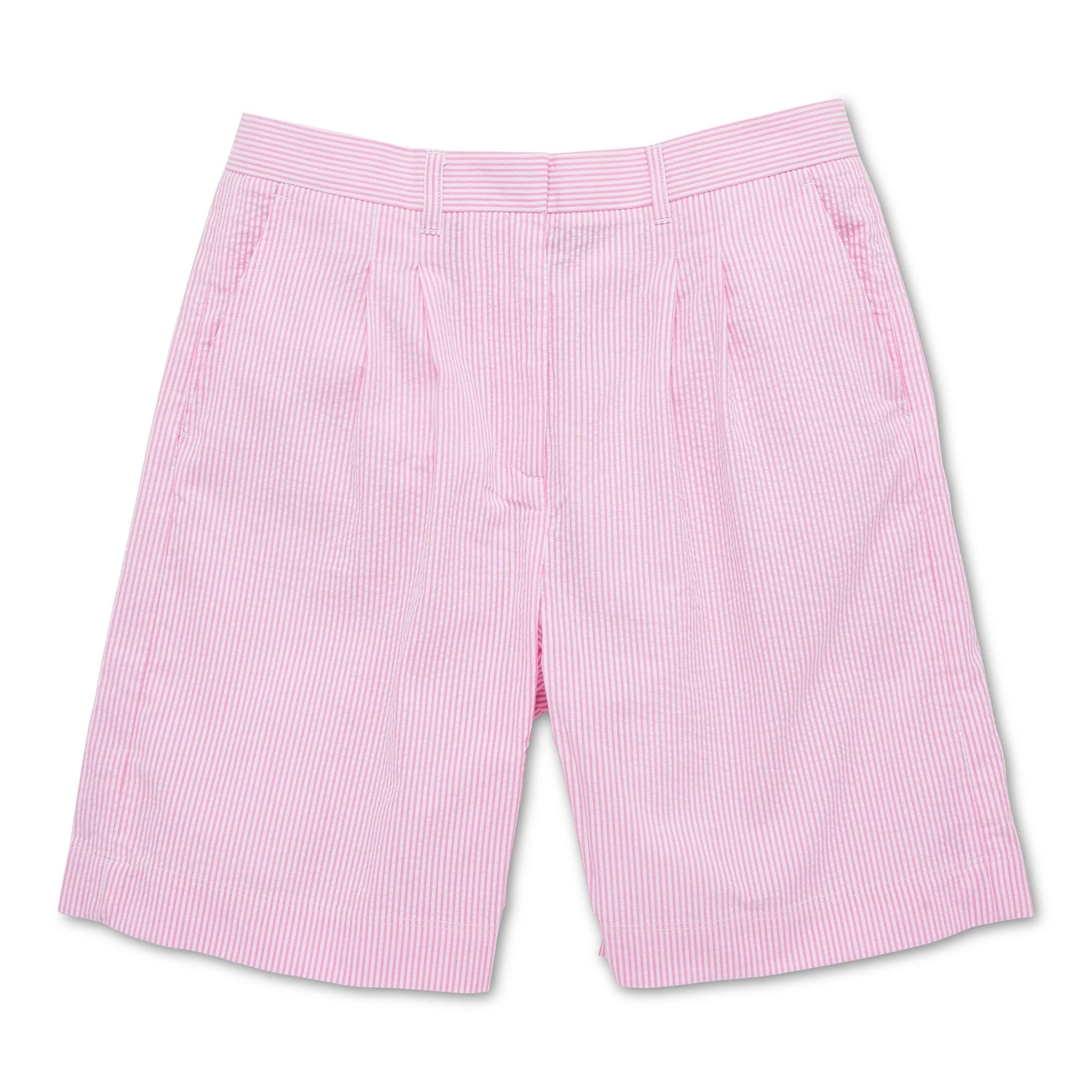 Florentine Seersucker Pleated Short - Image 4