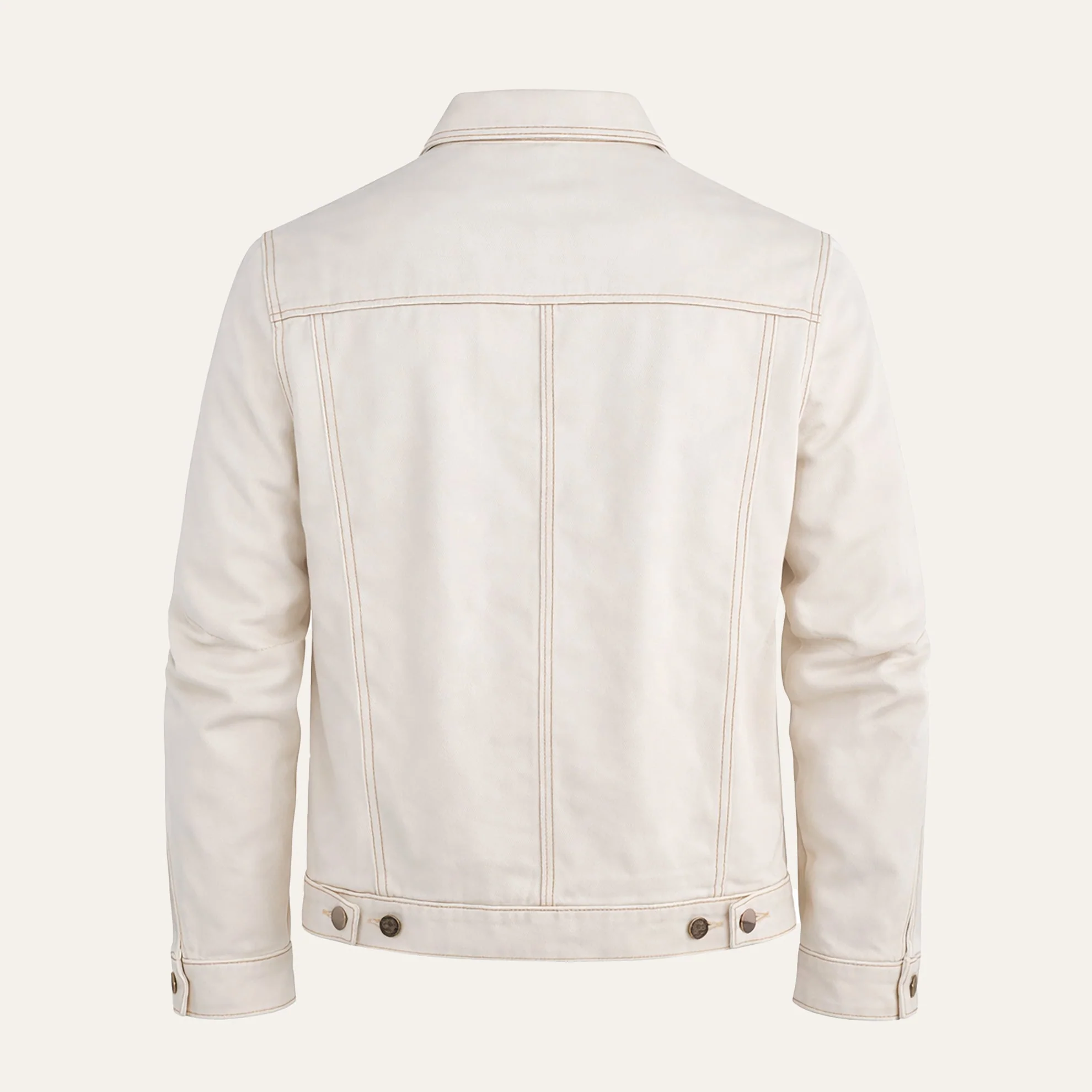 Undyed Natural Jean Jacket - Image 4