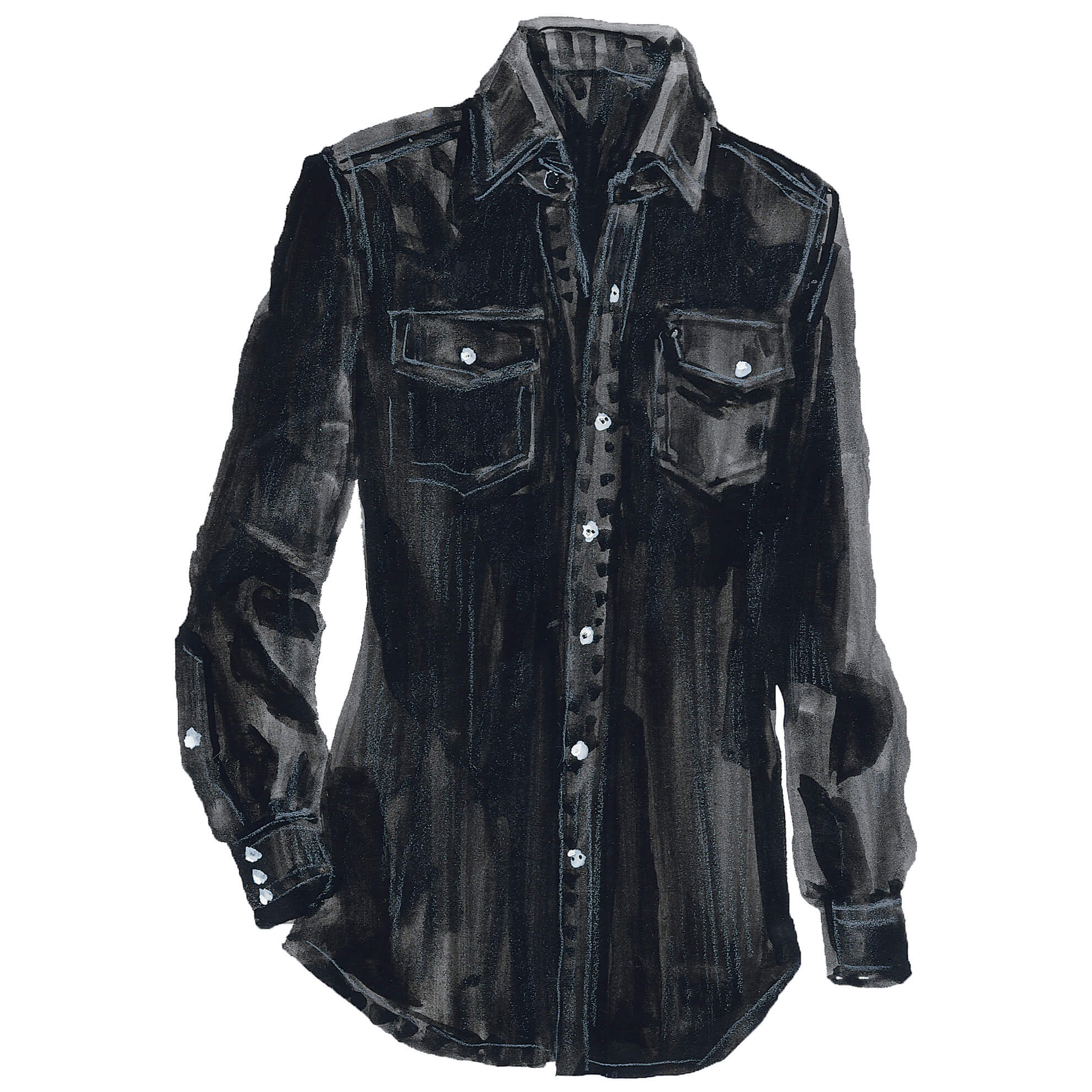 Western Denim Shirt - Image 5