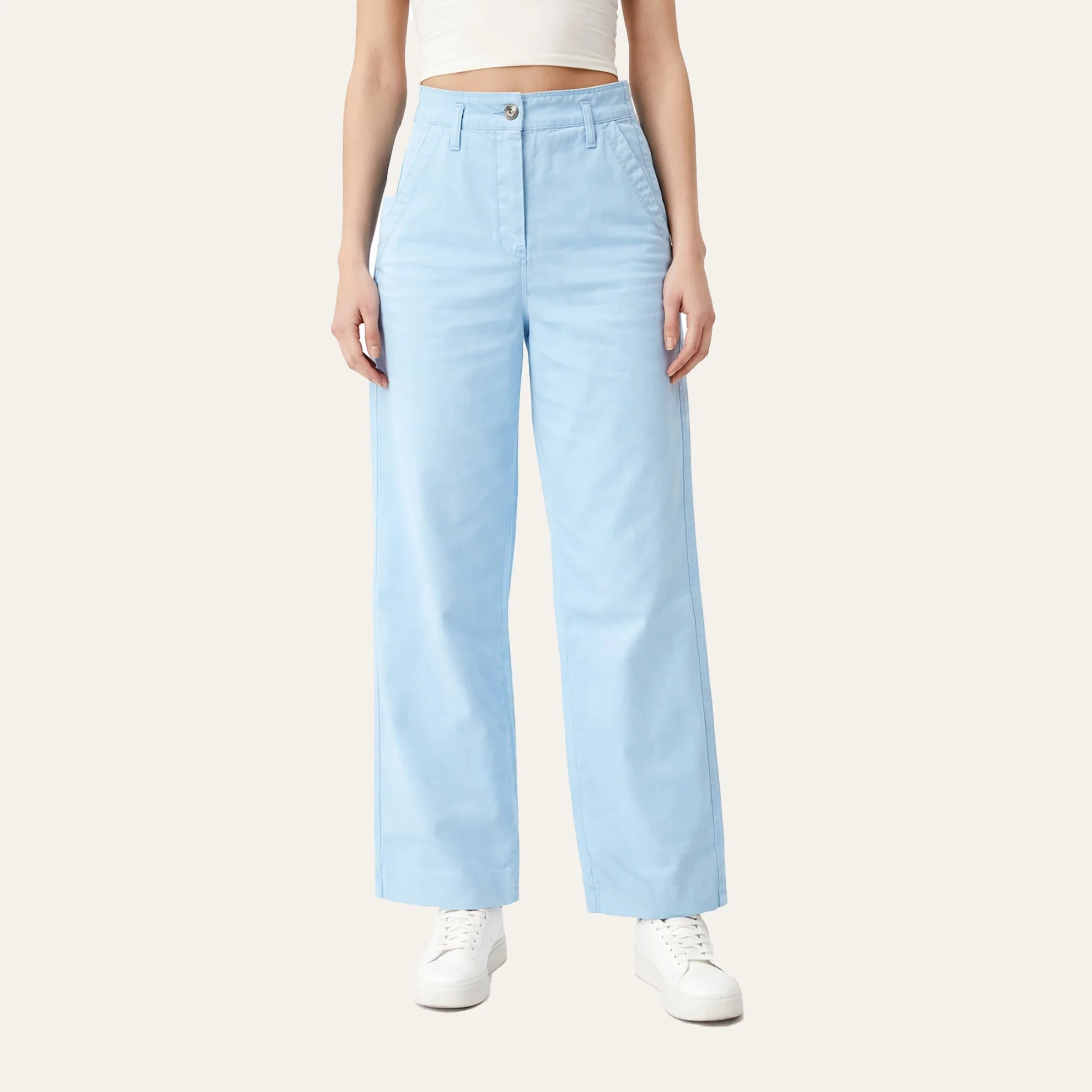 The San Remo Wide Leg Cropped Chino - Image 6